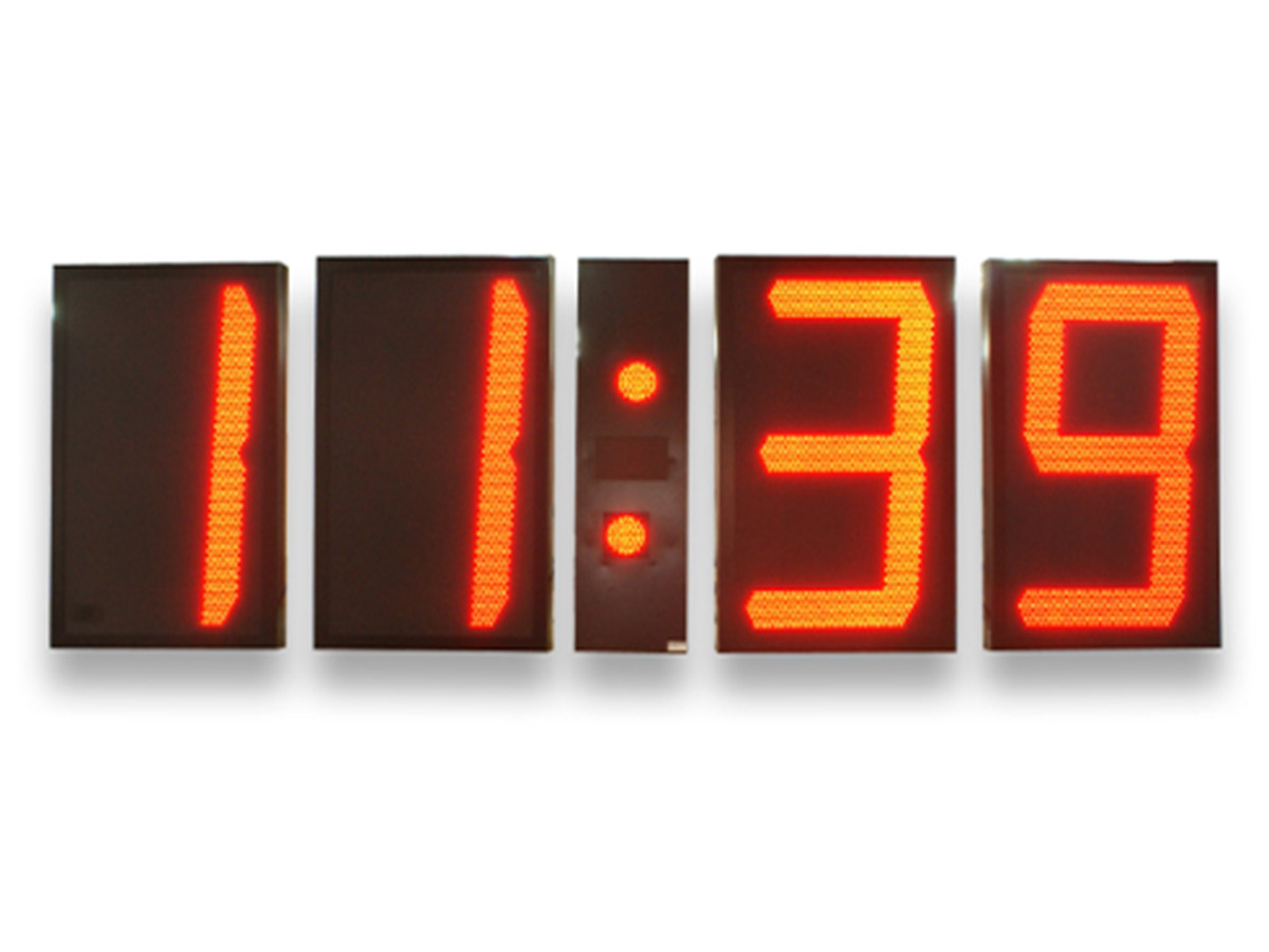 Horloge de thermomètre d'affichage numérique de 2 dans 1