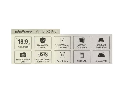 Téléphone Android Armor X5 Pro NFC - IP69K IP68 (rugged) – Image 7